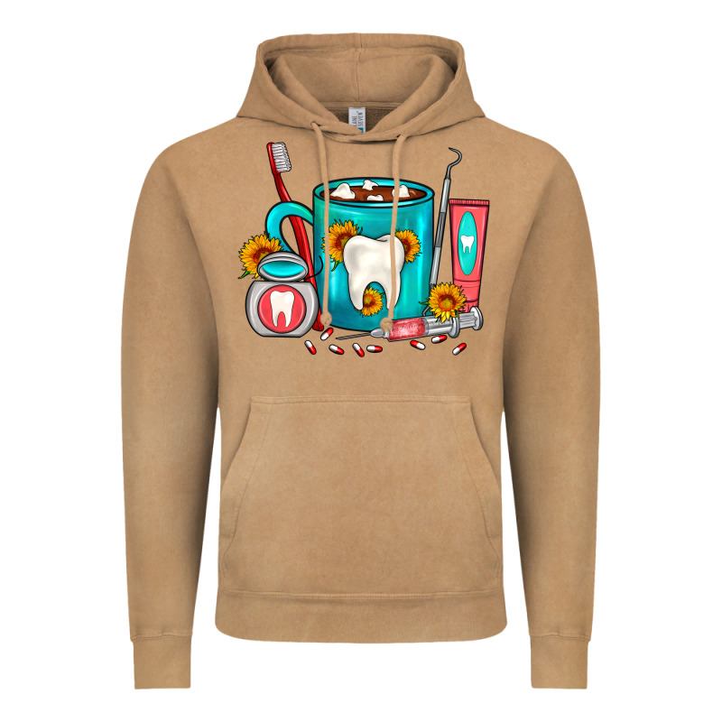 Dentist Coffee Vintage Hoodie by FaDigitalArtStudio | Teevron