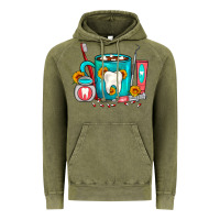 Vintage Olive Dentist Coffee Vintage Hoodie - FaDigitalArtStudio