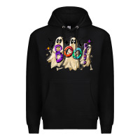 Black boo Premium Hoodie - CowhideDigitalArt