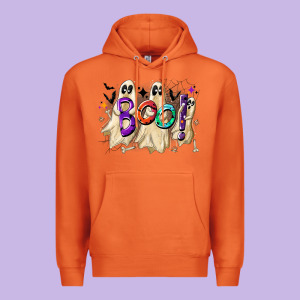 Boo Premium Hoodie Designed By Cowhidedigitalart