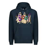 Navy boo Premium Hoodie - CowhideDigitalArt