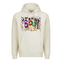 Oatmeal Heather boo Premium Hoodie - CowhideDigitalArt