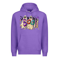 Purple boo Premium Hoodie - CowhideDigitalArt