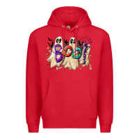 Red boo Premium Hoodie - CowhideDigitalArt