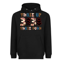Black three up three down Heavyweight Hoodie - AdoDesignShop