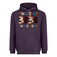 Plum three up three down Heavyweight Hoodie - AdoDesignShop