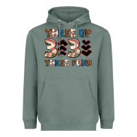 Sage three up three down Heavyweight Hoodie - AdoDesignShop