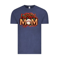 Vintage Denim blessed baseball mom lightbulb letters Vintage Tee - OliviaCreatesArt