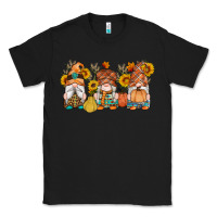 Black fall gnomes pumpkin sunflowers Classic Tee - Artiststas