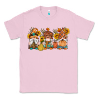 Bubblegum Pink fall gnomes pumpkin sunflowers Classic Tee - Artiststas