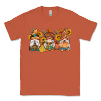 Copper fall gnomes pumpkin sunflowers Classic Tee - Artiststas