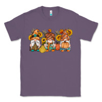 Lavender fall gnomes pumpkin sunflowers Classic Tee - Artiststas