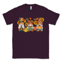 Plum fall gnomes pumpkin sunflowers Classic Tee - Artiststas