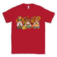 Red fall gnomes pumpkin sunflowers Classic Tee - Artiststas