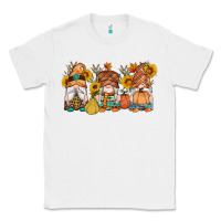 White fall gnomes pumpkin sunflowers Classic Tee - Artiststas