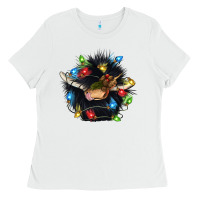 Christmas Black Angus Gnome Ladies Tee | Teevron