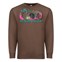 Chestnut with god all things are possible race Premium Sweatshirt - AdoDesignShop