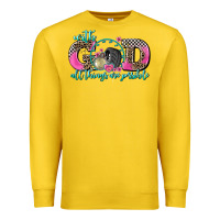 Lemon with god all things are possible race Premium Sweatshirt - AdoDesignShop