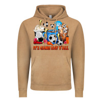 It's Game Day Y'all Soccer Coffee Cups Vintage Hoodie | Teevron
