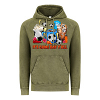 Vintage Olive It's Game Day Y'all Soccer Coffee Cups Vintage Hoodie - FaDigitalArtStudio