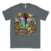Charcoal Heather mom of twins girls mother's day Classic Tee - CowGirlArtShop