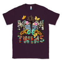 Plum mom of twins girls mother's day Classic Tee - CowGirlArtShop