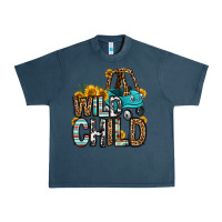 Midnight Navy wild child kids car Urban Heavy Tee - OliviaCreatesArt