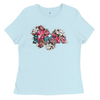 Baby Blue strong cancer awareness Ladies Tee - CowGirlArtShop