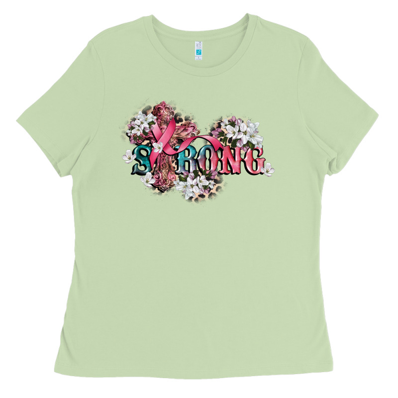 Strong Cancer Awareness Ladies Tee by CowGirlArtShop | Teevron