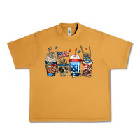 Peanut Butter 4th of july skeleton coffee cups Urban Heavy Tee - Jasminsmagicworld