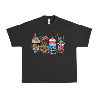 Pigment Black 4th of july skeleton coffee cups Urban Heavy Tee - Jasminsmagicworld