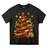 Asphalt Christmas Feliz Navidad sombrero tree Heavy Core Tee - NancyCooperArtShop
