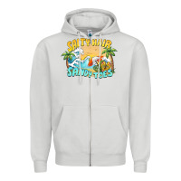 Dove Grey salty hair sandy toes summer Zipper Hoodie - BarkalooDesign