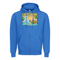 True Royal salty hair sandy toes summer Zipper Hoodie - BarkalooDesign