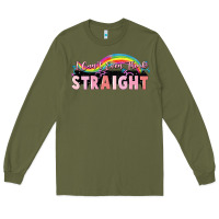 Army Green i cant ever think straight Long Sleeve Tee - FaDigitalArtStudio
