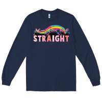 Navy i cant ever think straight Long Sleeve Tee - FaDigitalArtStudio