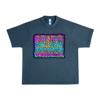 Midnight Navy Hot Mom Summer Leopard Urban Heavy Tee - CowCowDesign