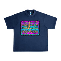 Navy Hot Mom Summer Leopard Urban Heavy Tee - CowCowDesign