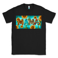 Black western mama with sunflowers and cactus Classic Tee - RanaPortraitStore