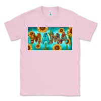 Bubblegum Pink western mama with sunflowers and cactus Classic Tee - RanaPortraitStore