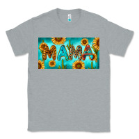 Heather Grey western mama with sunflowers and cactus Classic Tee - RanaPortraitStore