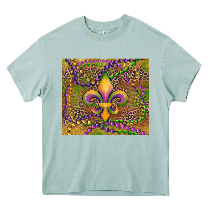 Mardi Gras Fleur De Lis Heavy Core Tee by RanaPortraitStore | Teevron