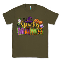 Army Green spooky mama Classic Tee - CowGirlArtShop