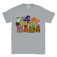 Heather Grey spooky mama Classic Tee - CowGirlArtShop