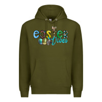Army Green easter vibes Premium Hoodie - CowhideDigitalArt