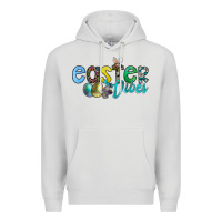Dove Grey easter vibes Premium Hoodie - CowhideDigitalArt