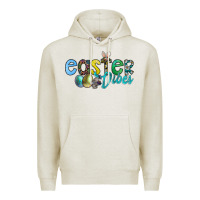 Oatmeal Heather easter vibes Premium Hoodie - CowhideDigitalArt