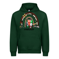 Forest Green Christmas nurselife rainbow Urban Hoodie - JahusDesignShop