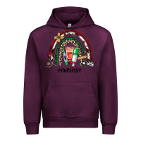 Mauve Wine Christmas nurselife rainbow Urban Hoodie - JahusDesignShop