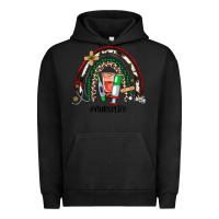 Pigment Black Christmas nurselife rainbow Urban Hoodie - JahusDesignShop